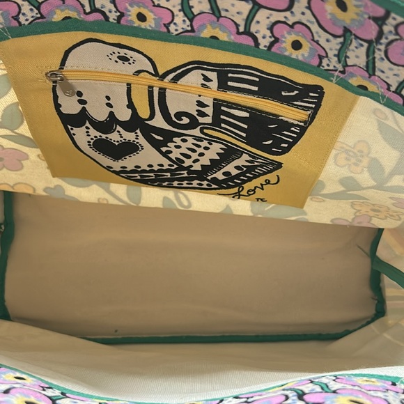 Brighton You Warm My Heart Canvas Tote with Inside Zippered Pocket, NWOT - Picture 9 of 9